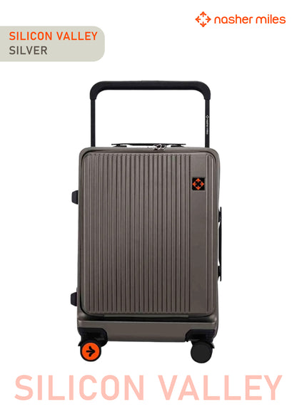 Nasher Miles Silicon Valley Luggage - Silver
