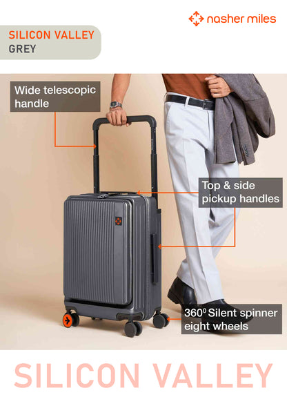 Nasher Miles Silicon Valley Luggage - Grey