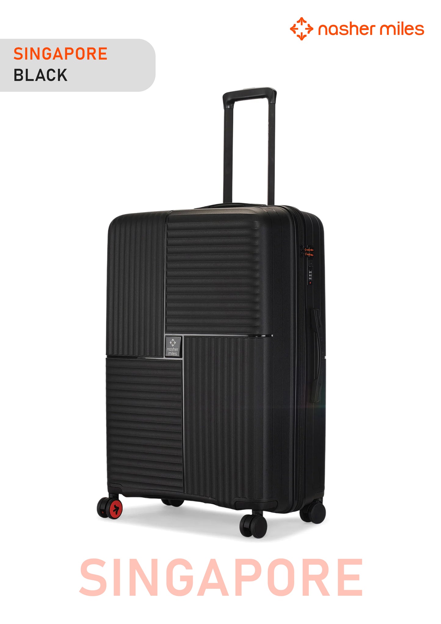 Nasher Miles Singapore Luggage - Black
