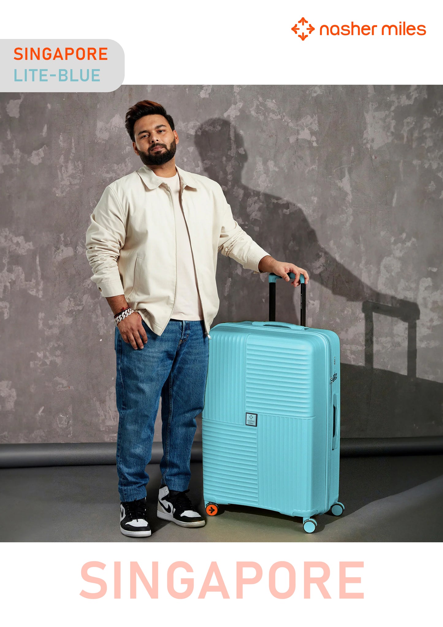 Nasher Miles Singapore Luggage - Blue