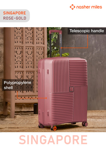 Nasher Miles Singapore Luggage - Rose Gold