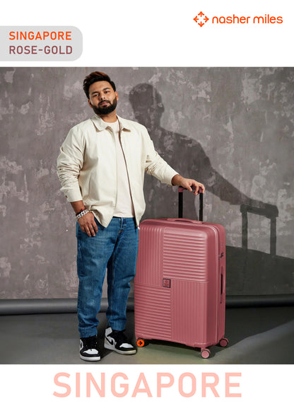 Nasher Miles Singapore Luggage - Rose Gold