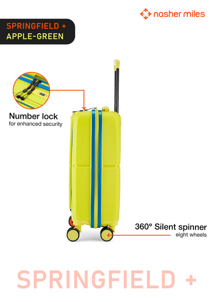 Nasher Miles Springfield Plus Luggage - Apple Green