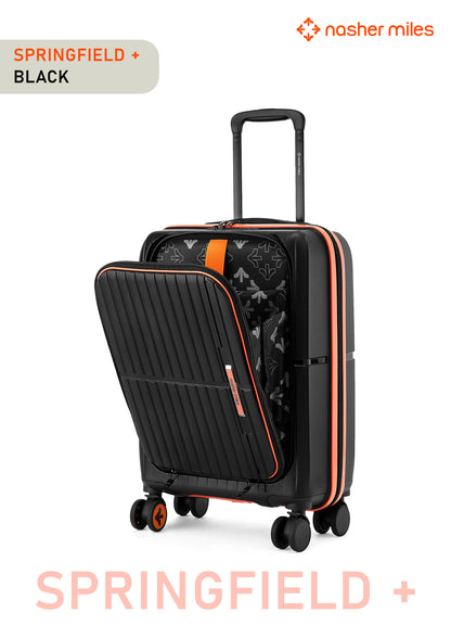 Nasher Miles Springfield Plus Luggage - Black