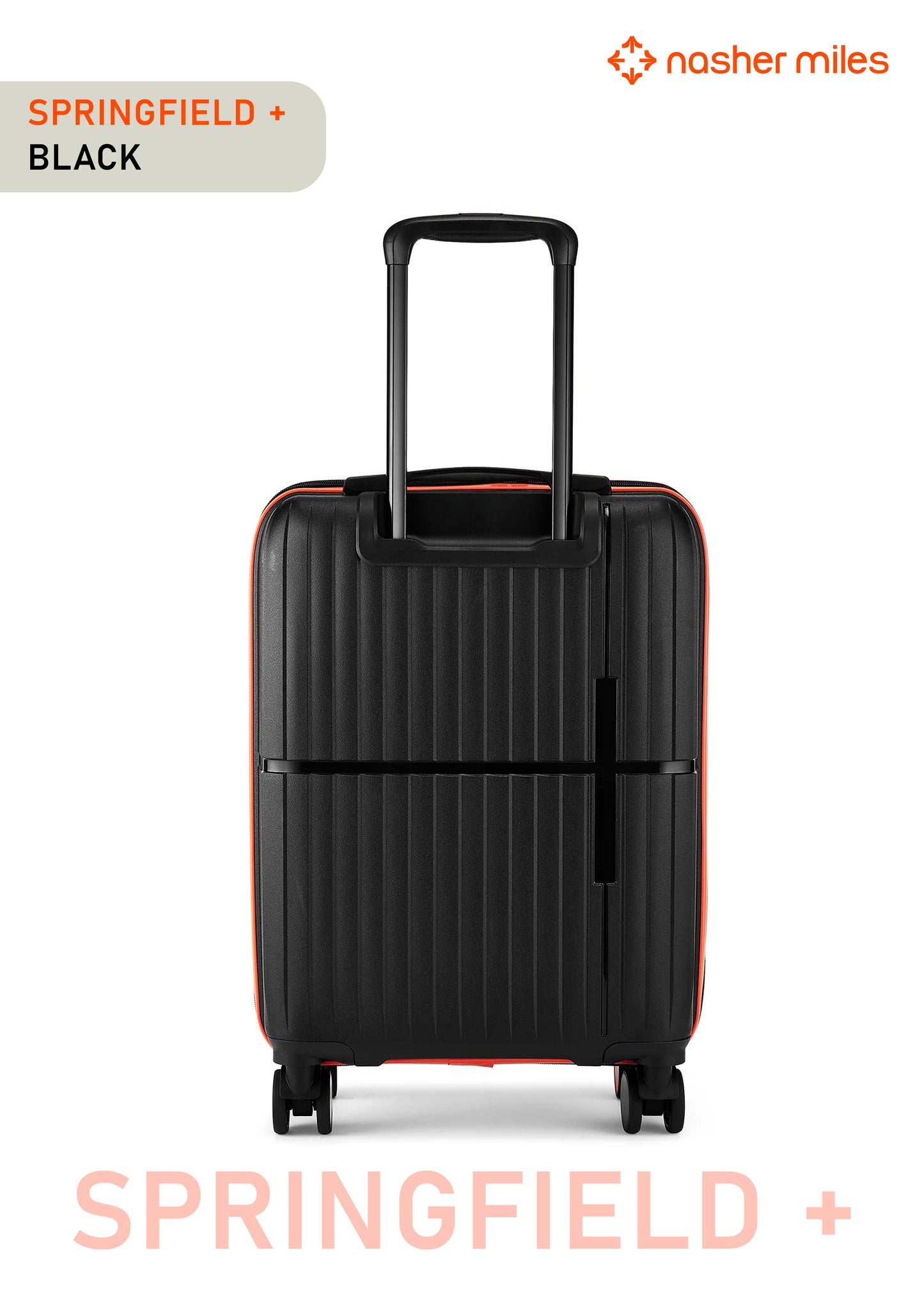 Nasher Miles Springfield Plus Luggage - Black