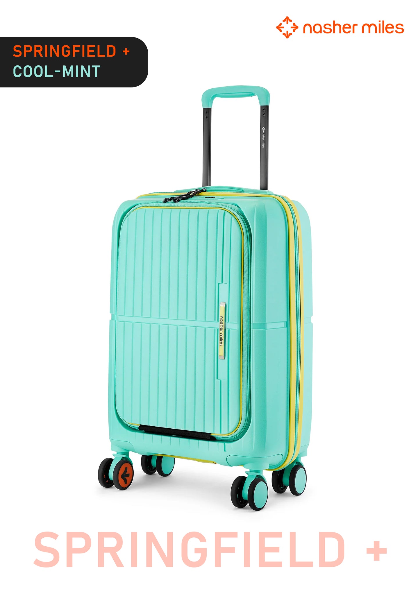 Nasher Miles Springfield Plus Luggage - Cool Mint