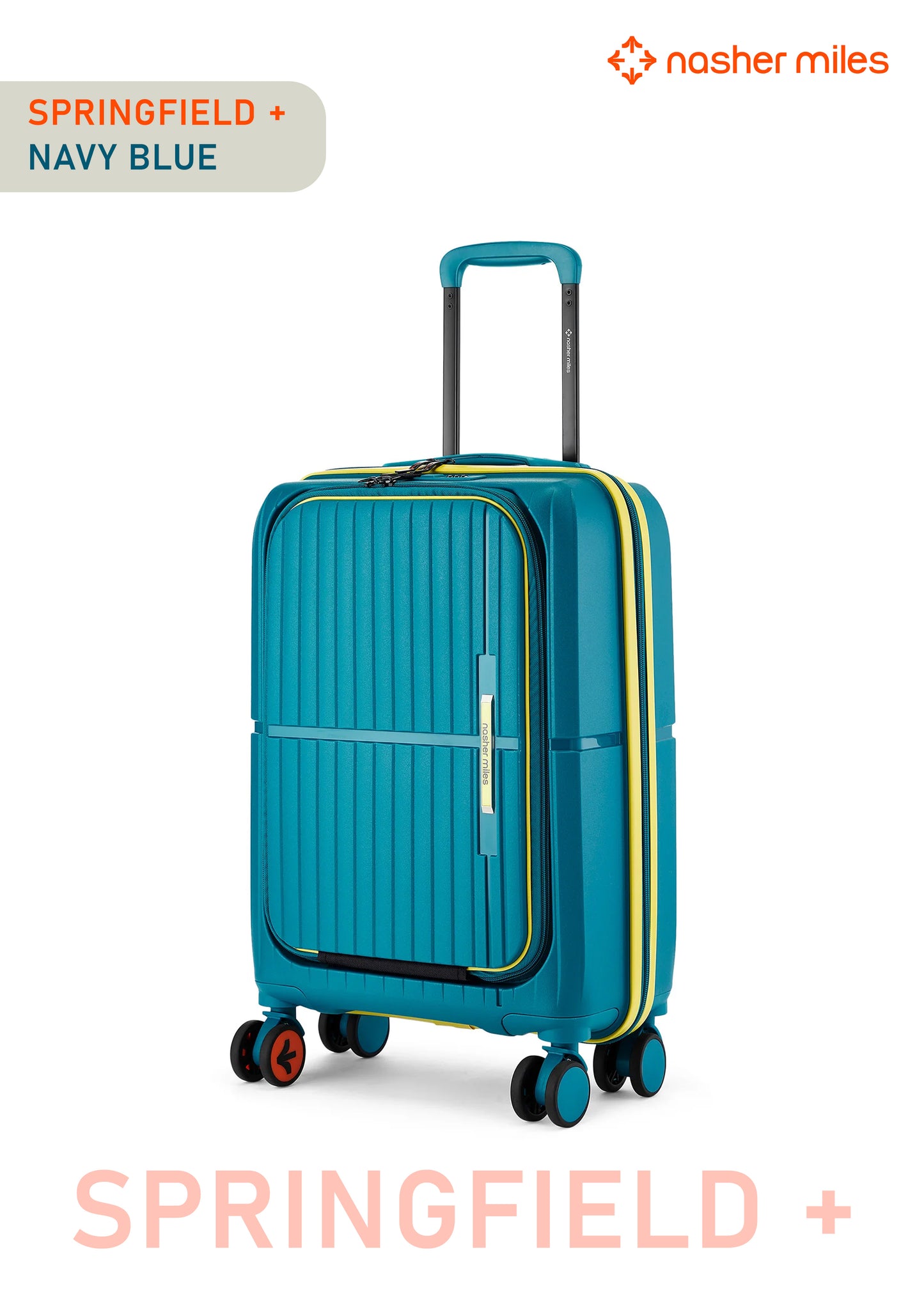 Nasher Miles Springfield Plus Luggage - Navy Blue