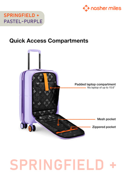 Nasher Miles Springfield Plus Luggage - Pastel Purple