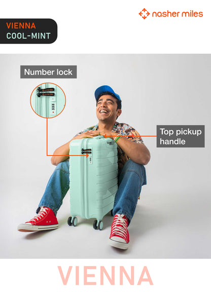 Nasher Miles Vienna Luggage - Cool Mint