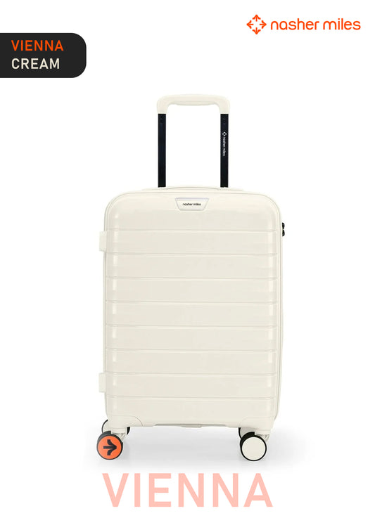 Nasher Miles Vienna Luggage - Cream