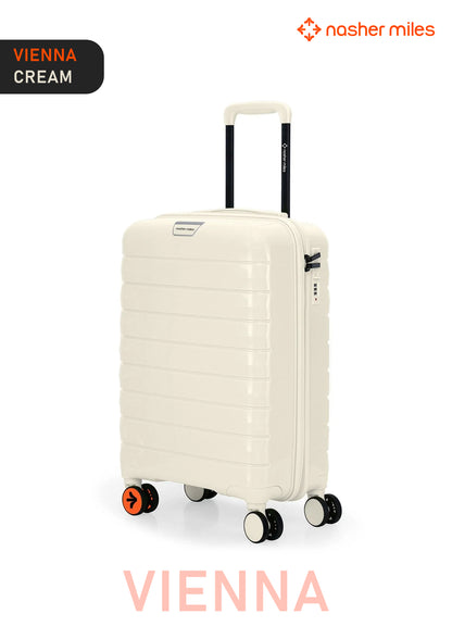 Nasher Miles Vienna Luggage - Cream