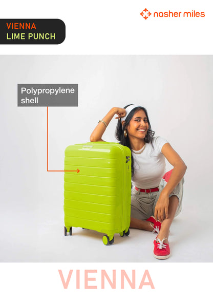 Nasher Miles Vienna Luggage - Lime Punch