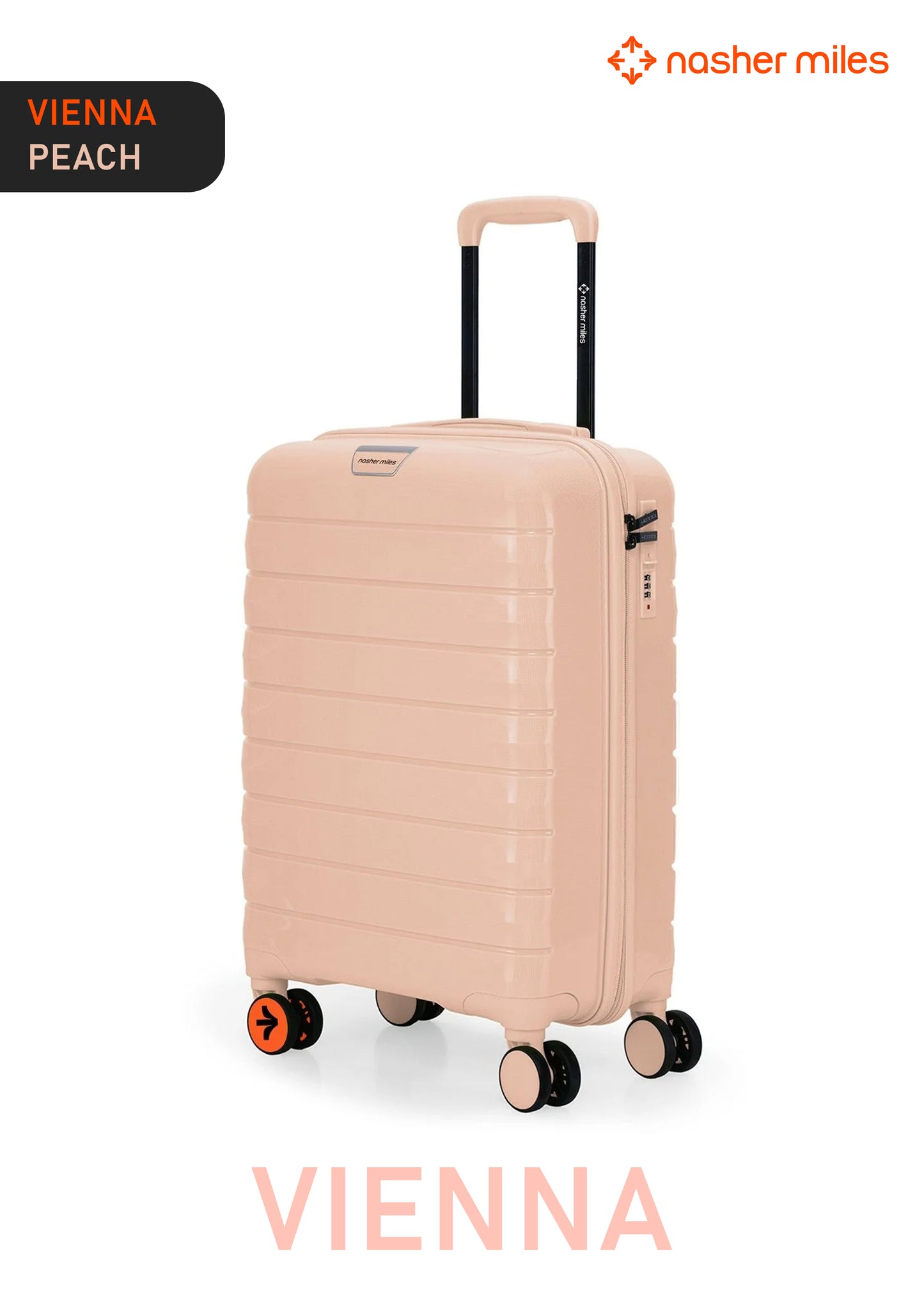 Nasher Miles Vienna Luggage - Peach