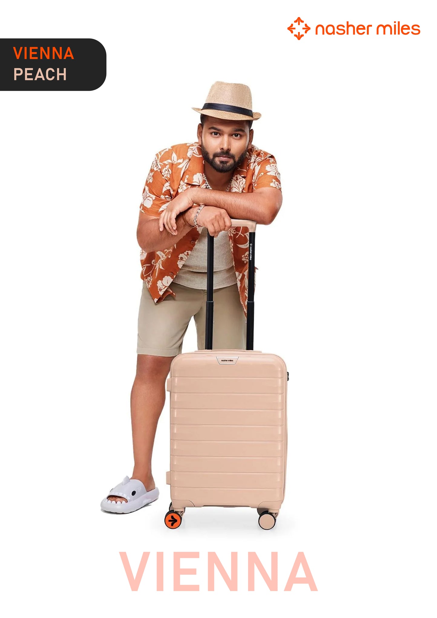Nasher Miles Vienna Luggage - Peach