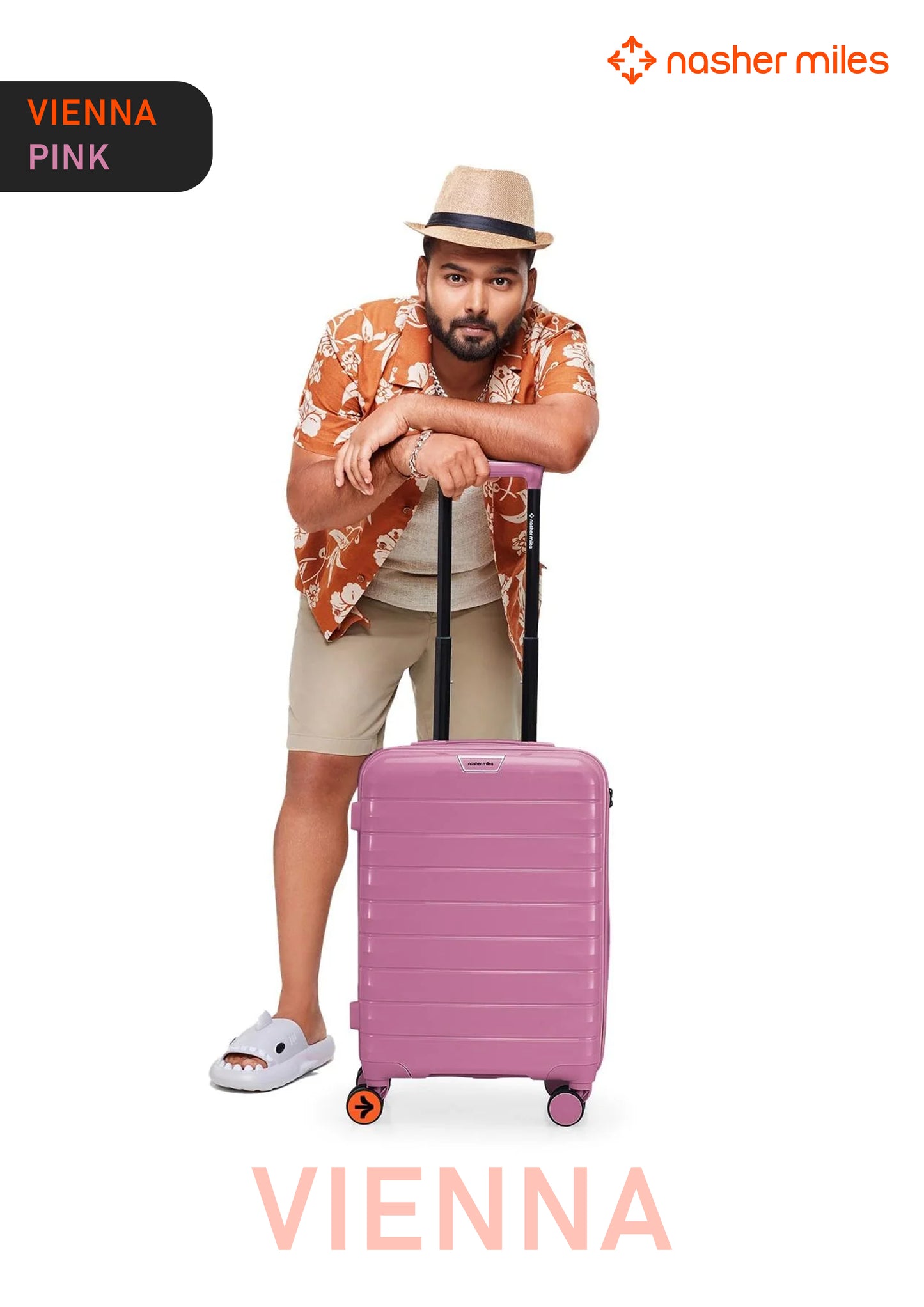 Nasher Miles Vienna Luggage - Pink