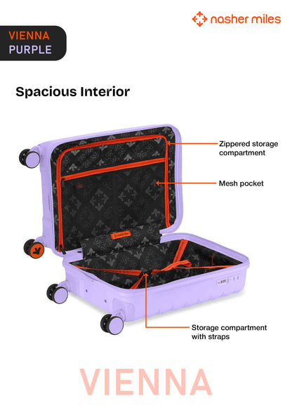 Nasher Miles Vienna Luggage - Purple