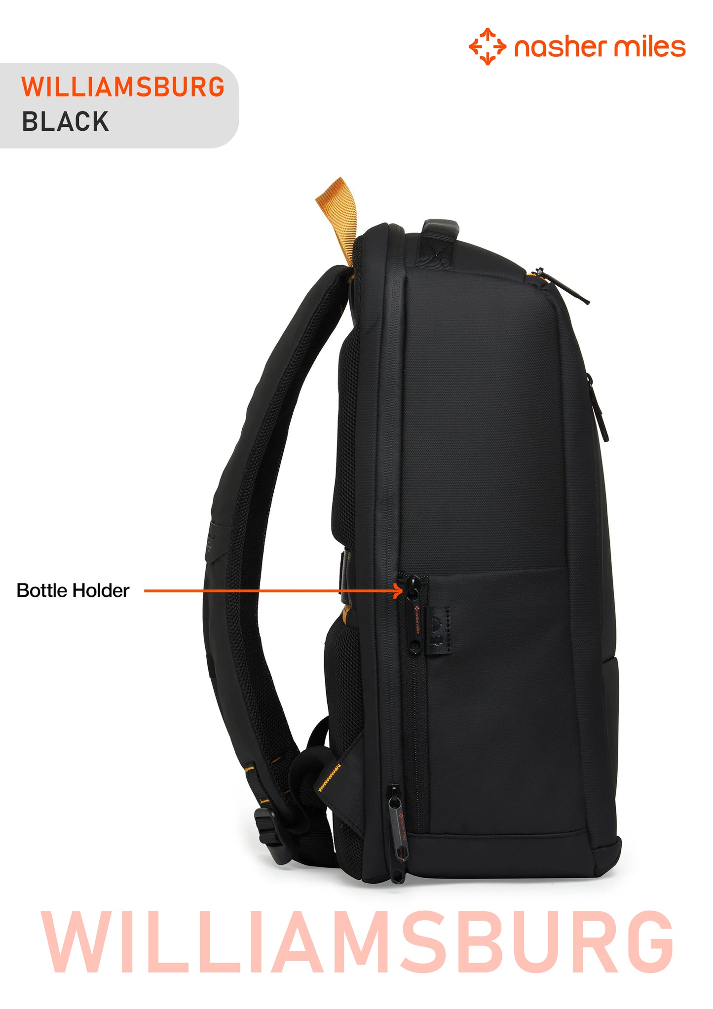 Nasher Miles Williamsburg Backpack- Black