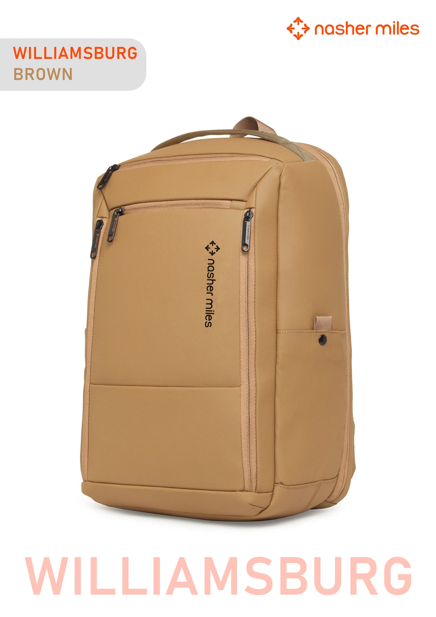 Nasher Miles Williamsburg Backpack- Brown