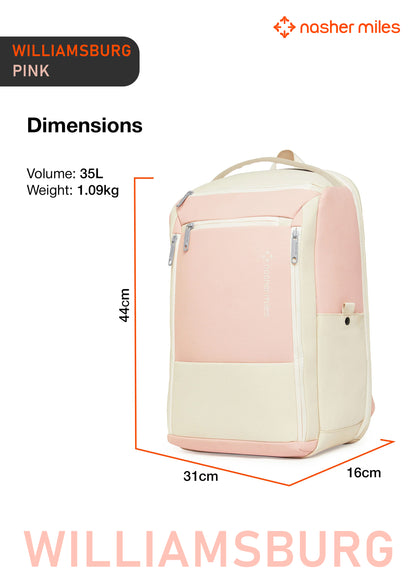 Nasher Miles Williamsburg Backpack- Pink