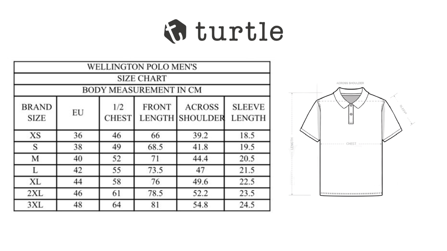 Turtle Wellington Polo - Navy Blue