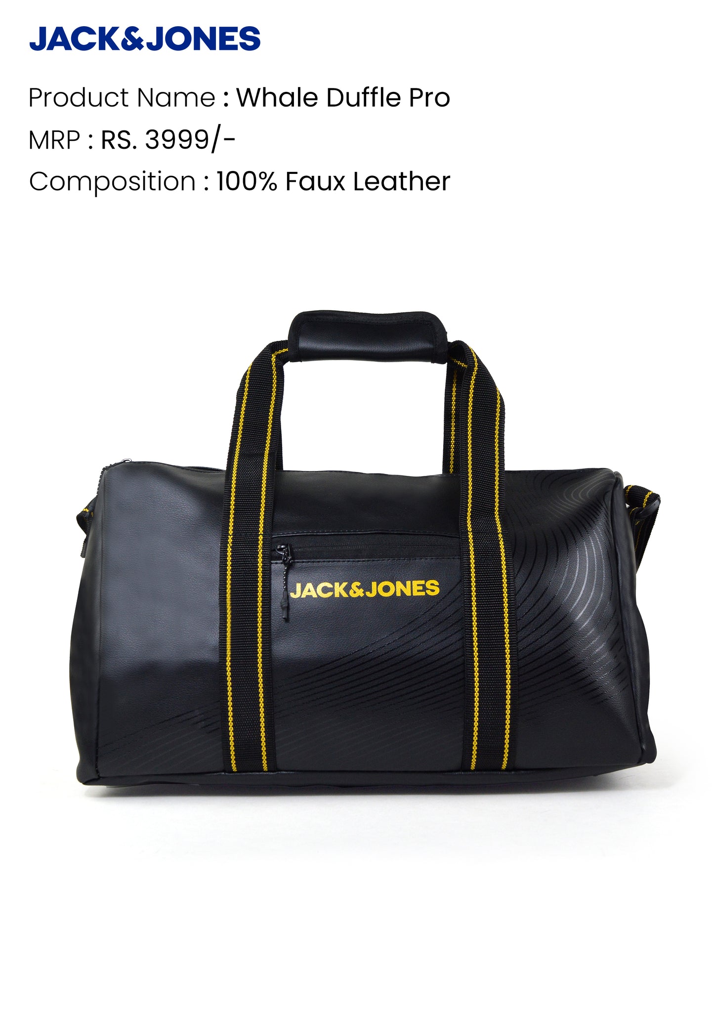 Jack&Jones Whale Duffle Pro - Black