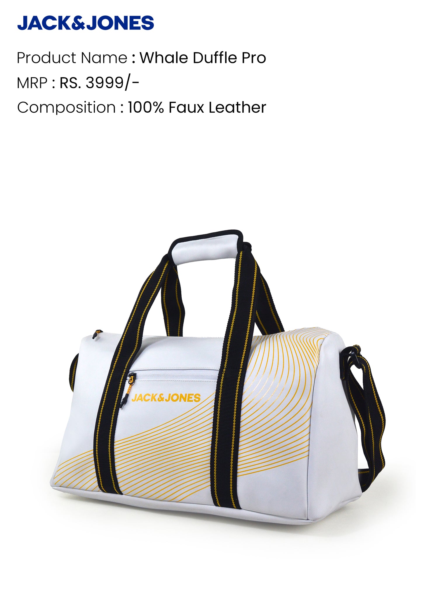 Jack&Jones Whale Duffle Pro - Off White