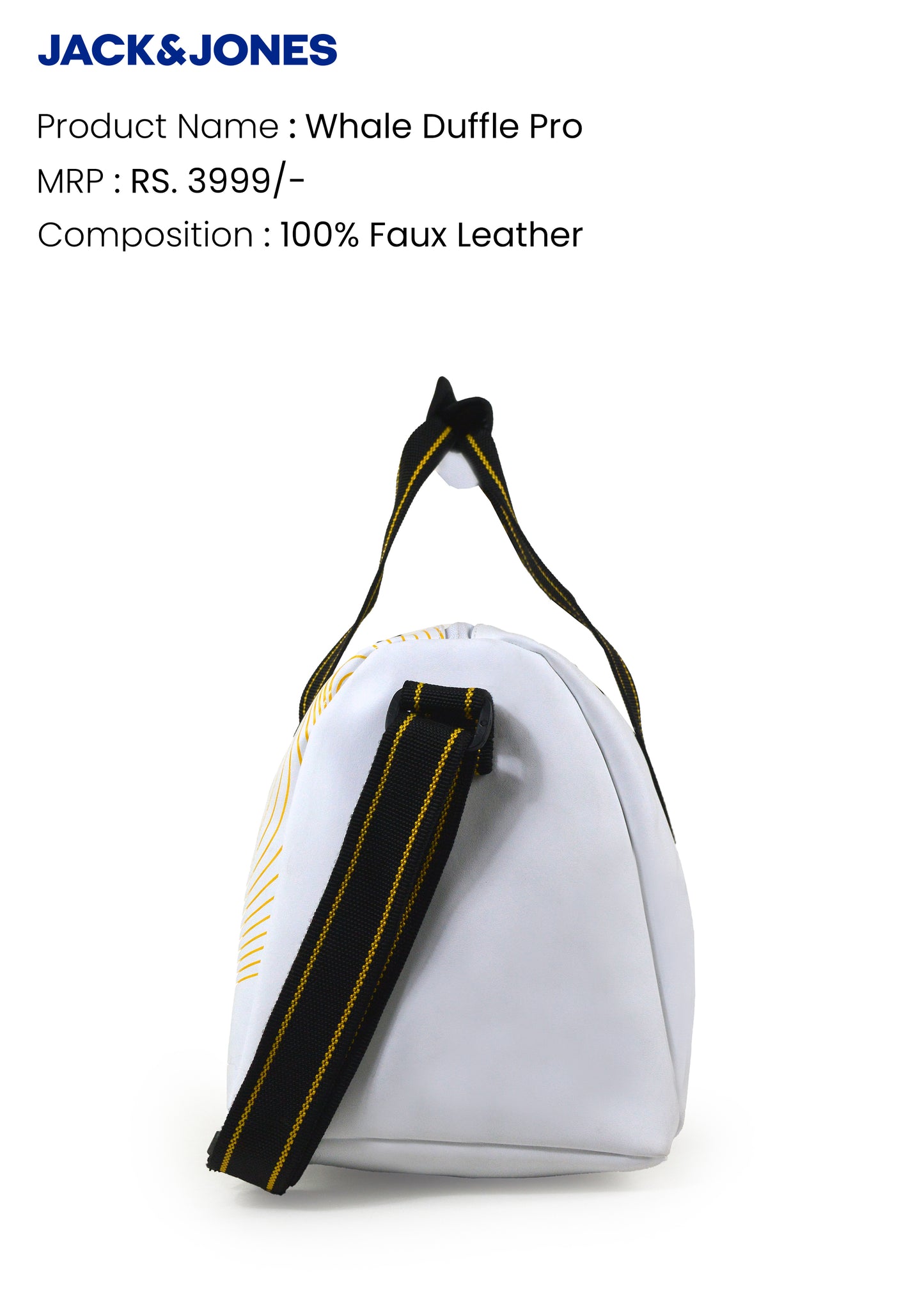 Jack&Jones Whale Duffle Pro - Off White