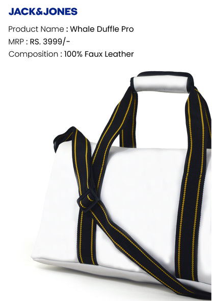 Jack&Jones Whale Duffle Pro - Off White