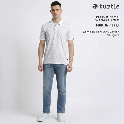 Turtle Wanaka Polo - White