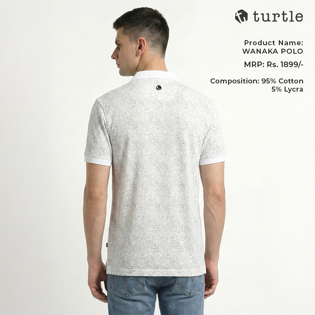 Turtle Wanaka Polo - White