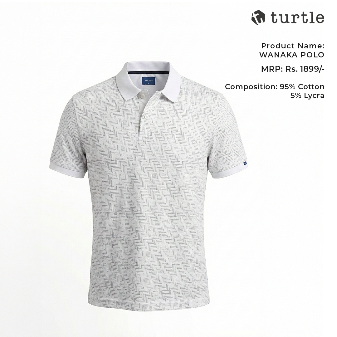 Turtle Wanaka Polo - White