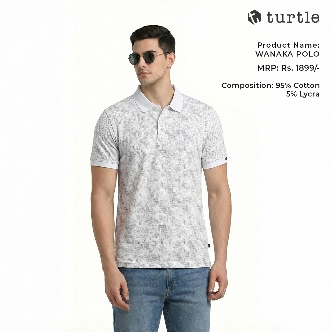 Turtle Wanaka Polo - White