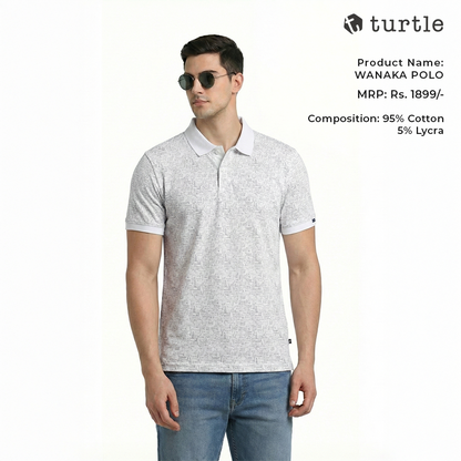 Turtle Wanaka Polo - White