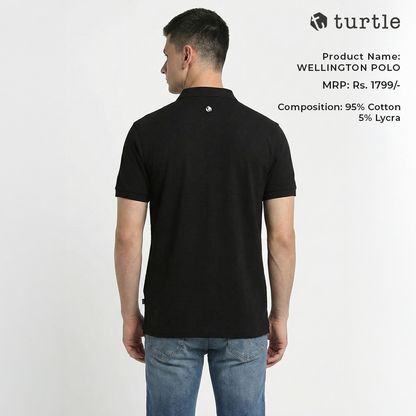 Turtle Wellington Polo - Black