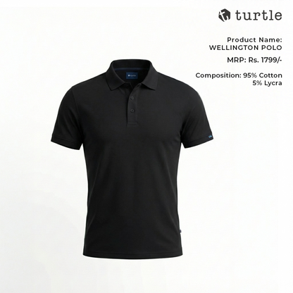 Turtle Wellington Polo - Black