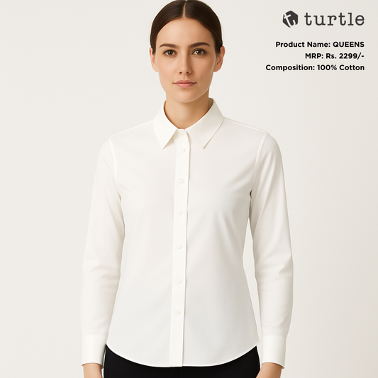 Turtle Queens Shirt - White