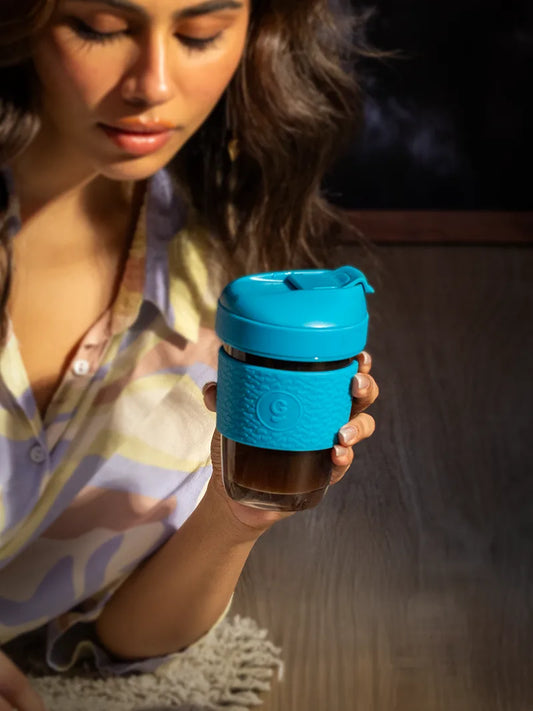 Glasafe Sipease 320ml - Coffee Mug (Tranquil Teal)