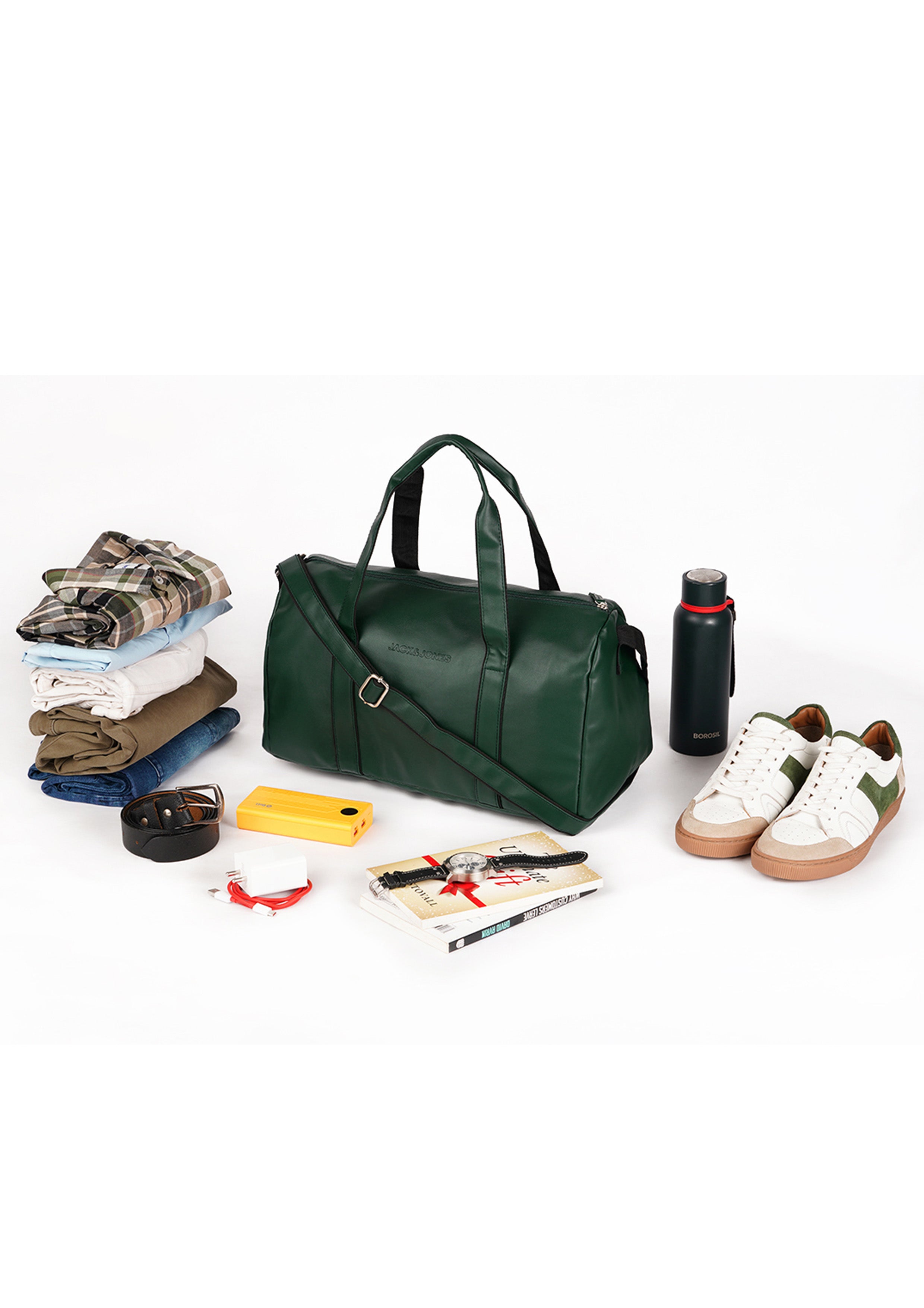 Jack&Jones Hagen Duffle - Green – House of TTPL Jack&Jones Hagen Duffle - Green – House of TTPL