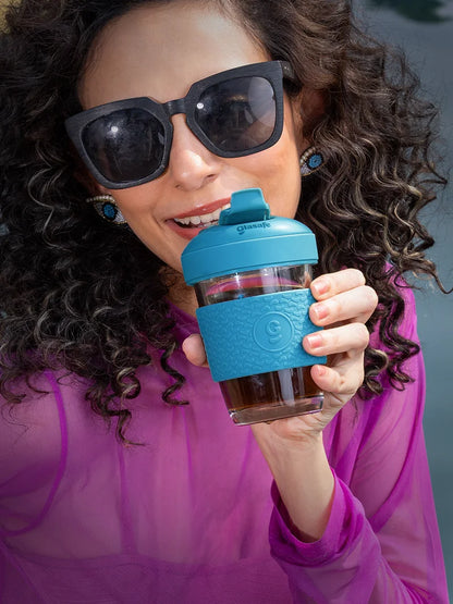 Glasafe Sipease 320ml - Coffee Mug (Tranquil Teal)