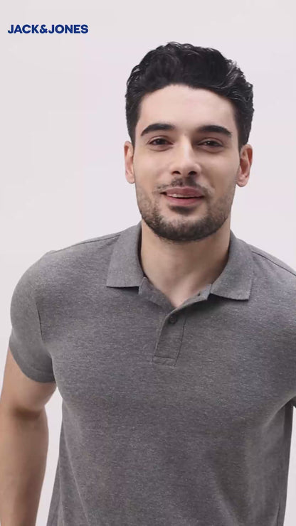 Jack&Jones Solid/Plain Polo - White