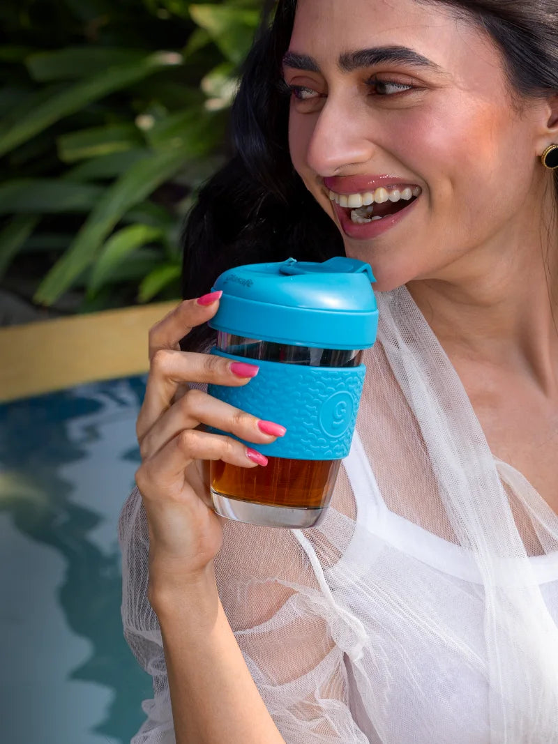 Glasafe Sipease 320ml - Coffee Mug (Tranquil Teal)