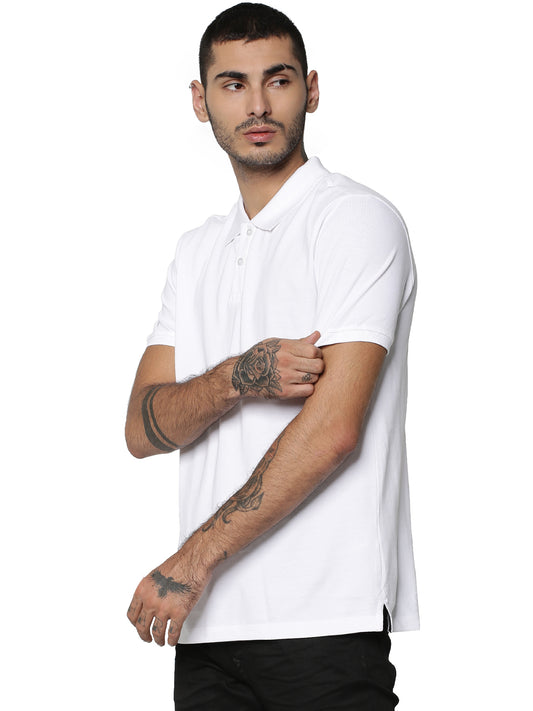 Jack&Jones Solid/Plain Polo - White