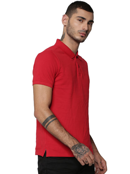 Jack&Jones Solid/Plain Polo - Red