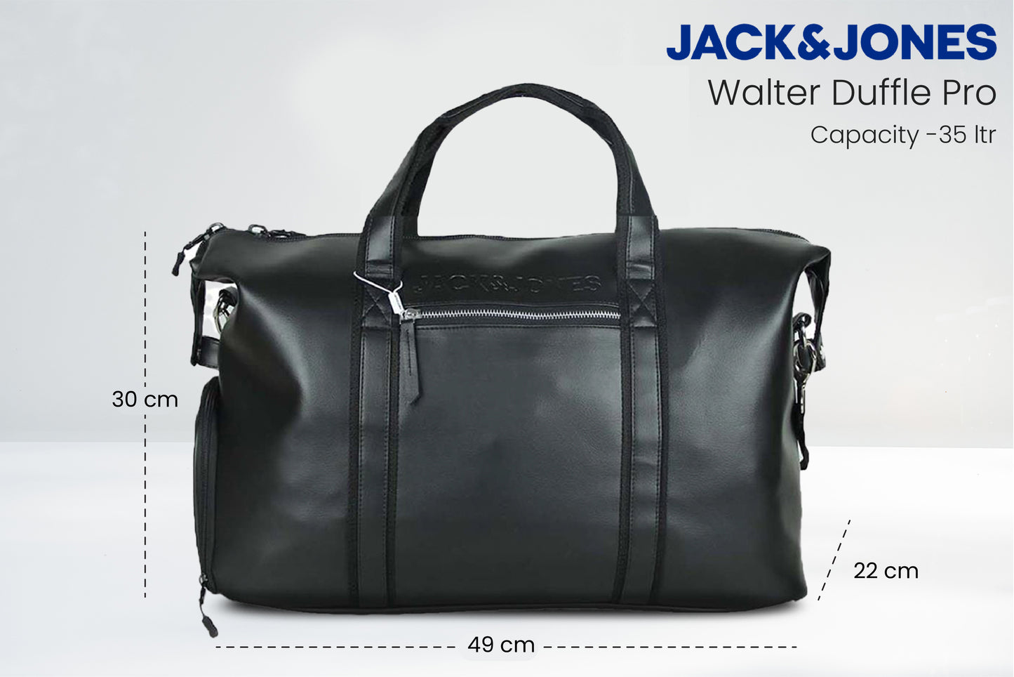 Jack&Jones Walter Duffle Pro - Black